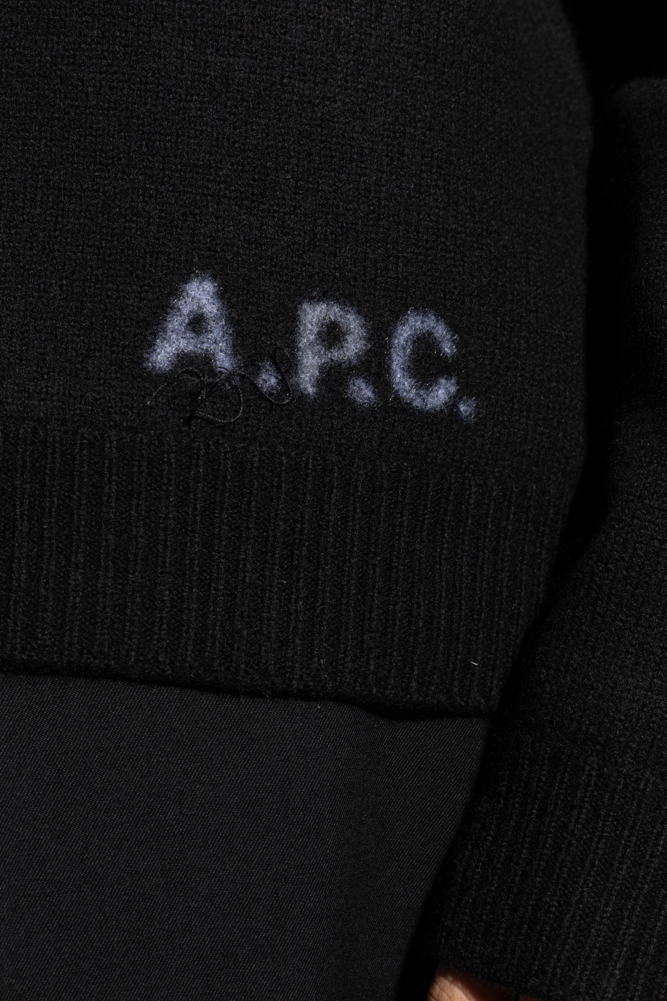 A.P.C. Wool sweater with logo | Men's Clothing | Vitkac